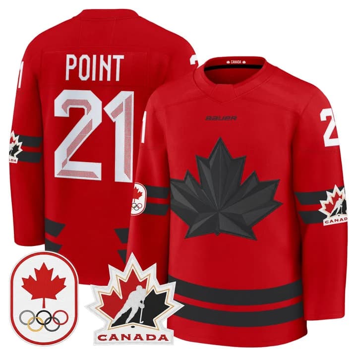 Brayden Point Canada 2026 Olympic Jersey - Red
