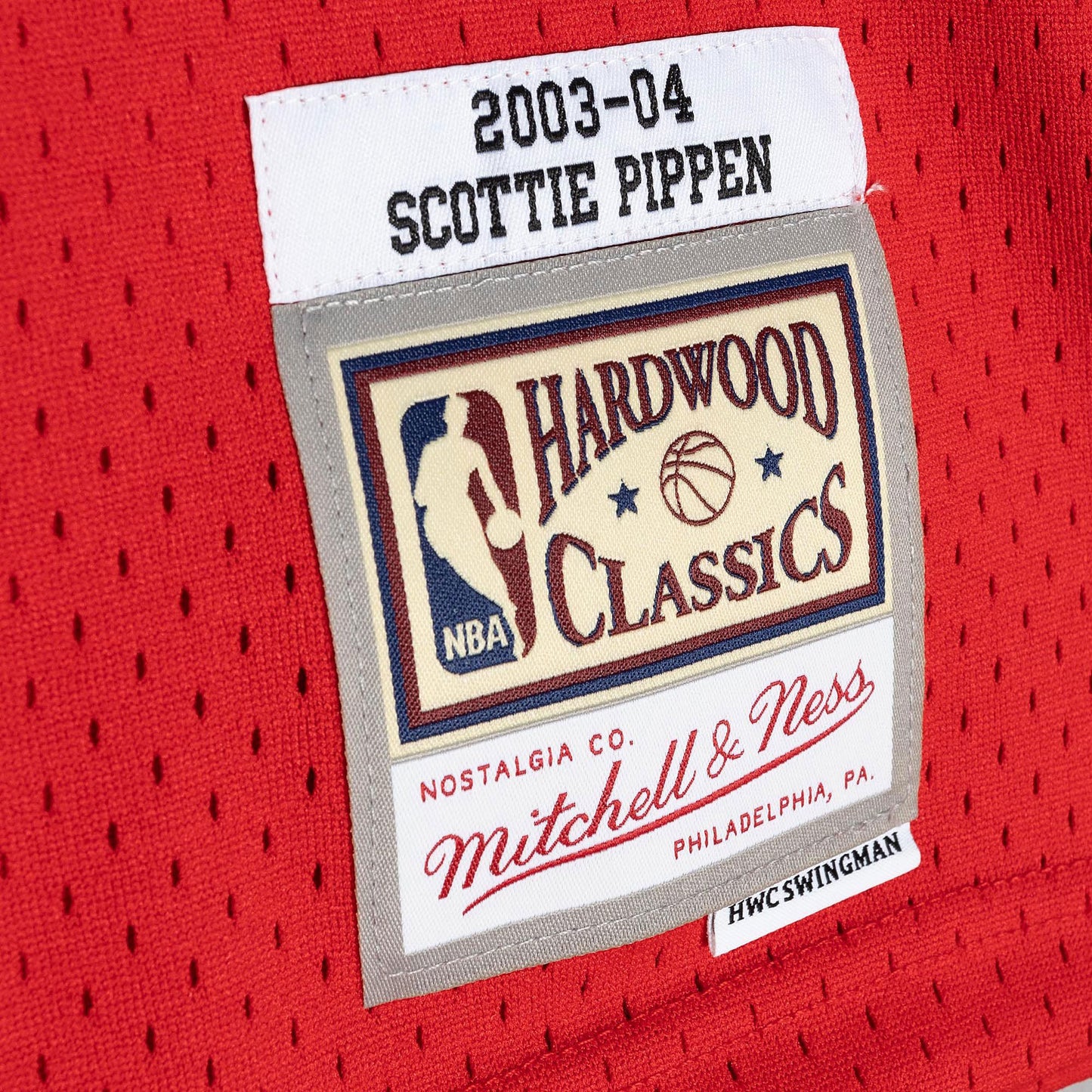 Scottie Pippen Chicago Bulls 2003/04 Hardwood Classics Jersey - Red