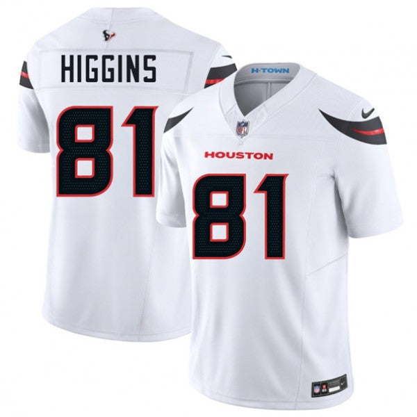 Jayden Higgins Houston Texans Jersey - White
