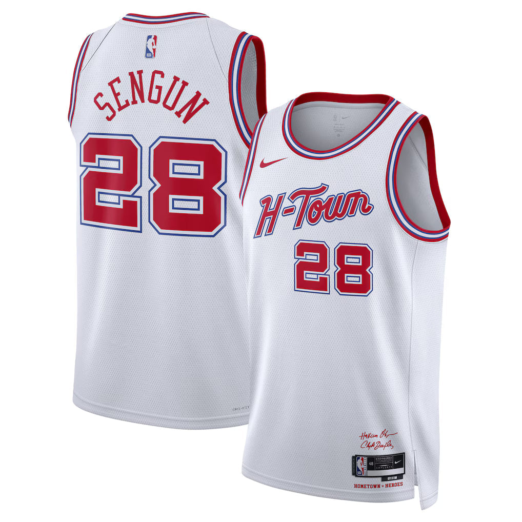 Alperen Sengun Houston Rockets Unisex 2025/26 Swingman Jersey - White - City Edition