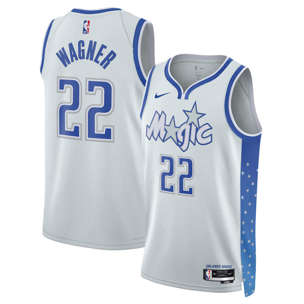 Franz Wagner Orlando Magic Unisex 2025/26 Swingman Jersey - Silver - City Edition