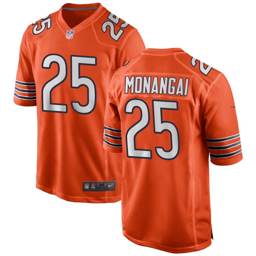 Kyle Monangai Chicago Bears Jersey - Orange