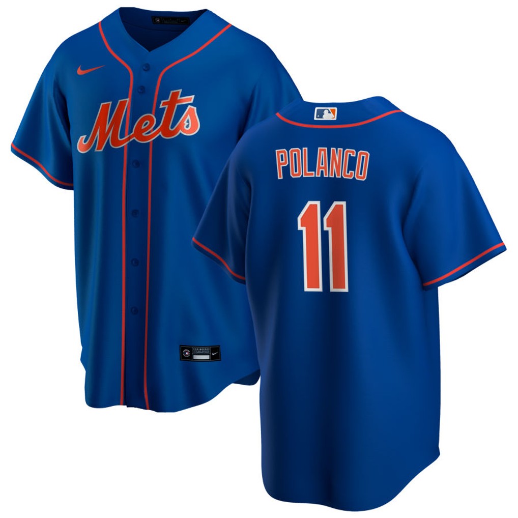 Jorge Polanco New York Mets Jersey - Blue