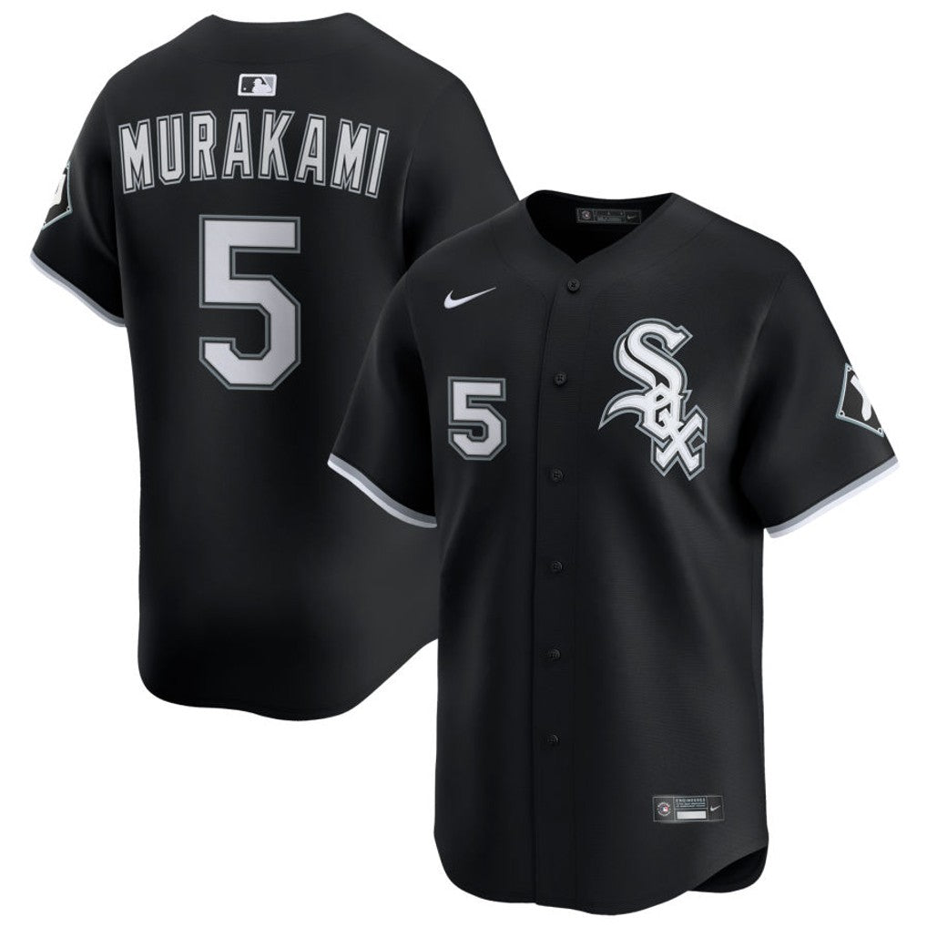 Munetaka Murakami Chicago White Sox Alternate Jersey - Black