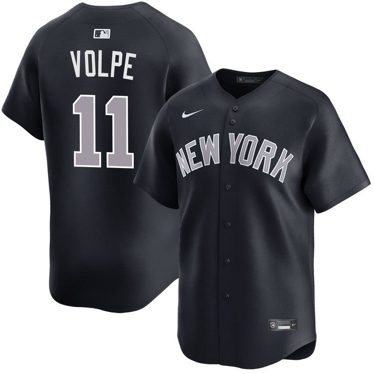 Anthony Volpe New York Yankees Alternate Road Limited Jersey - Navy