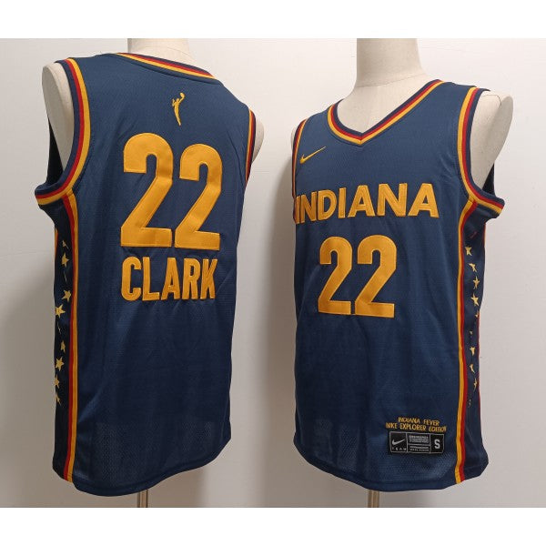 Caitlin Clark Indiana Fever Jersey - Explorer Edition - Navy