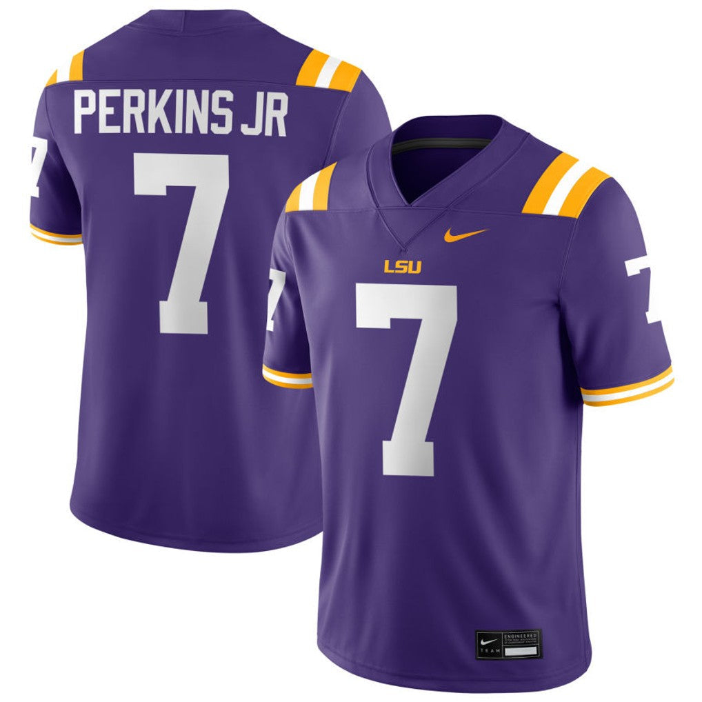 Harold Perkins Jr. LSU Tigers Jersey - Purple