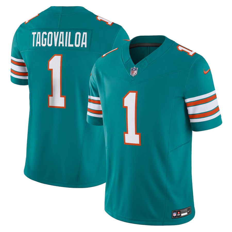 Tua Tagovailoa Miami Dolphins Jersey - Aqua