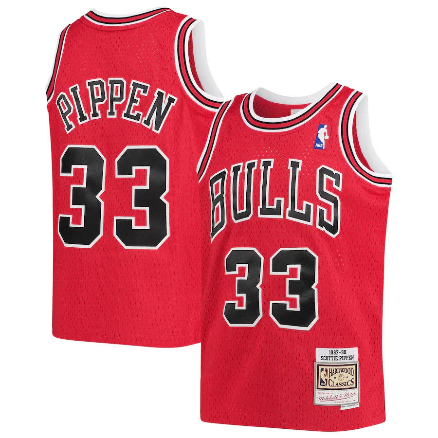 Scottie Pippen Chicago Bulls 1997/98 Hardwood Classics Jersey - Red