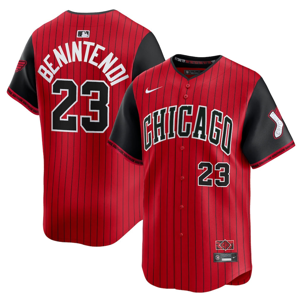 Andrew Benintendi Chicago White Sox 2025 City Connect Jersey - Red/Black