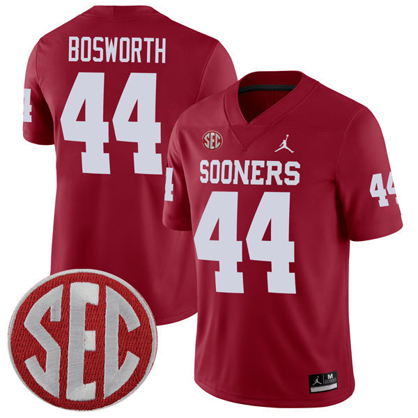 Brian Bosworth Oklahoma Sooners Alumni Player Jersey - Crimson