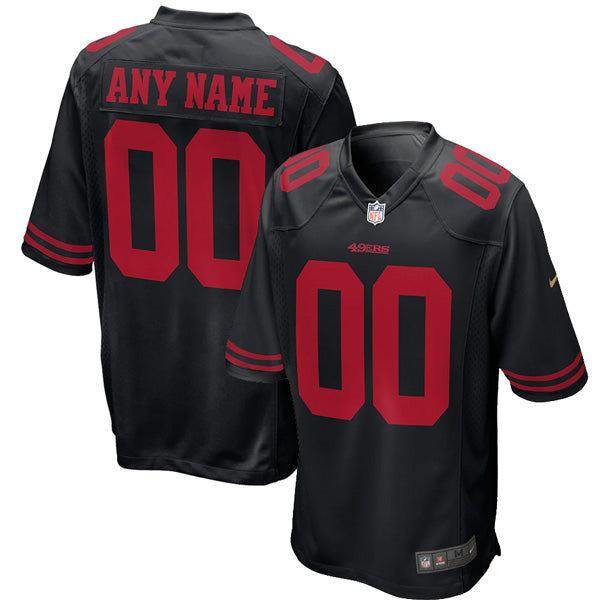 Custom San Francisco 49ers Jersey - Black