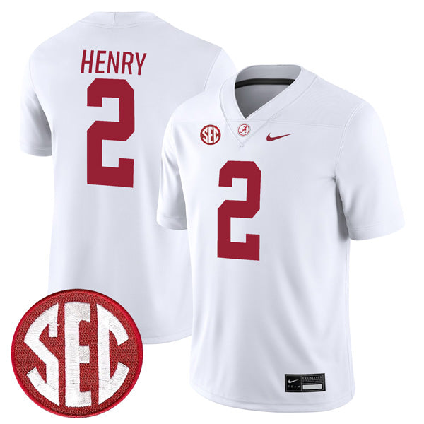 Derrick Henry Alabama Crimson Tide Jersey - White