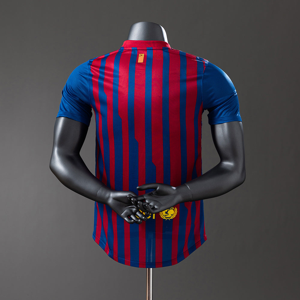 Barcelona 11/12 Home Player Version Retro Jersey