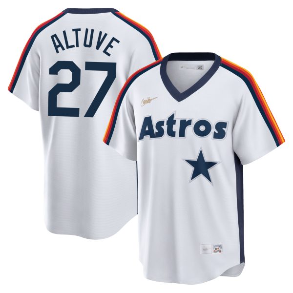 Jose Altuve Houston Astros Cooperstown Collection Jersey - White