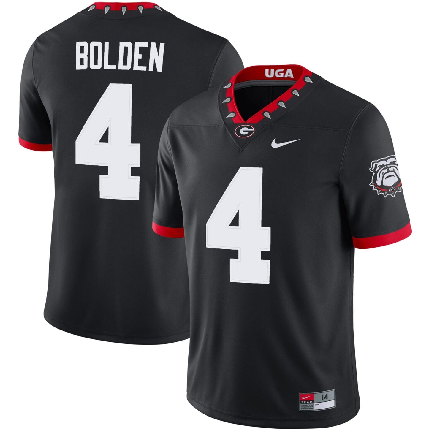 KJ Bolden Georgia Bulldogs 100th Anniversity Jersey - Black