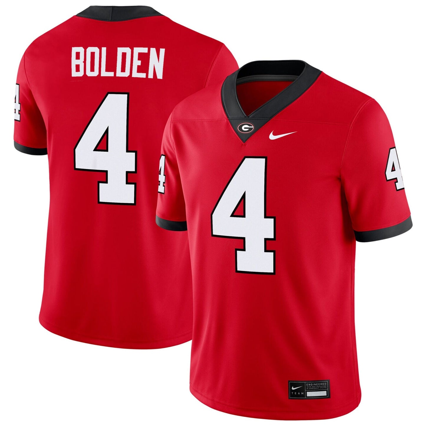 KJ Bolden Georgia Bulldogs Home Jersey - Red