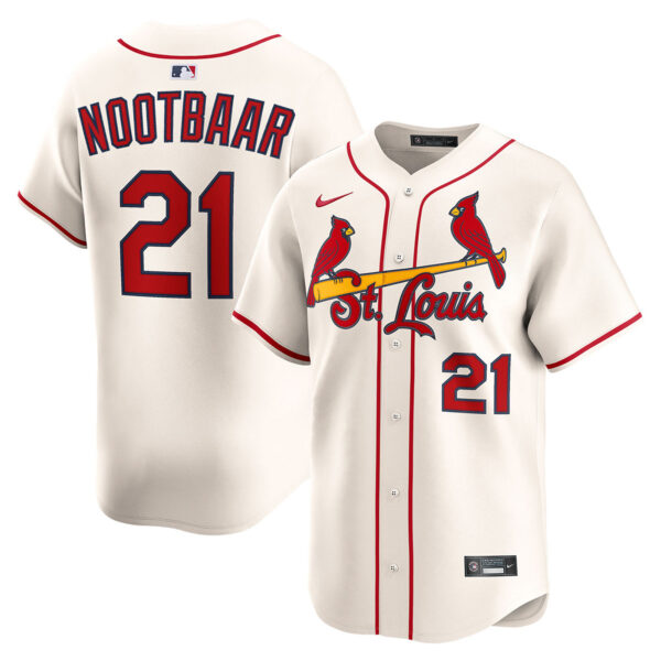 Lars Nootbaar St. Louis Cardinals Alternate Limited Jersey - Cream