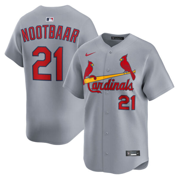 Lars Nootbaar St. Louis Cardinals Road Limited Jersey - Gray