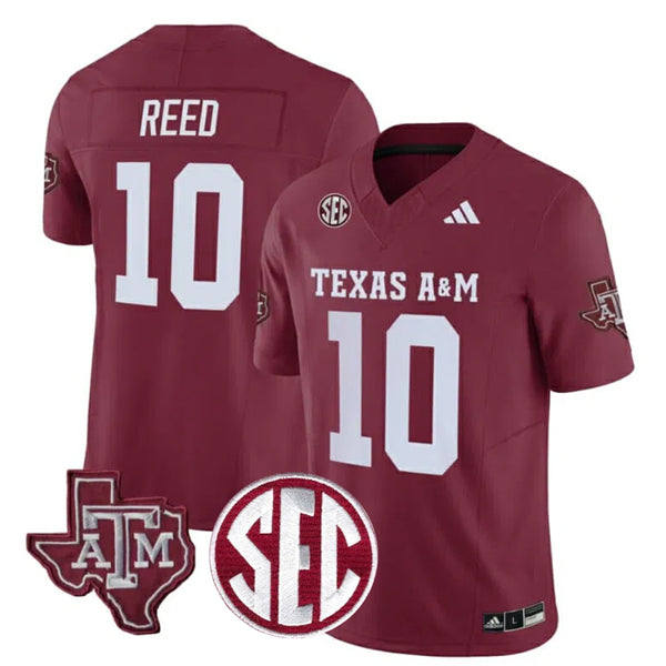 Marcel Reed Texas A&M Aggies Football Home Jersey – Maroon