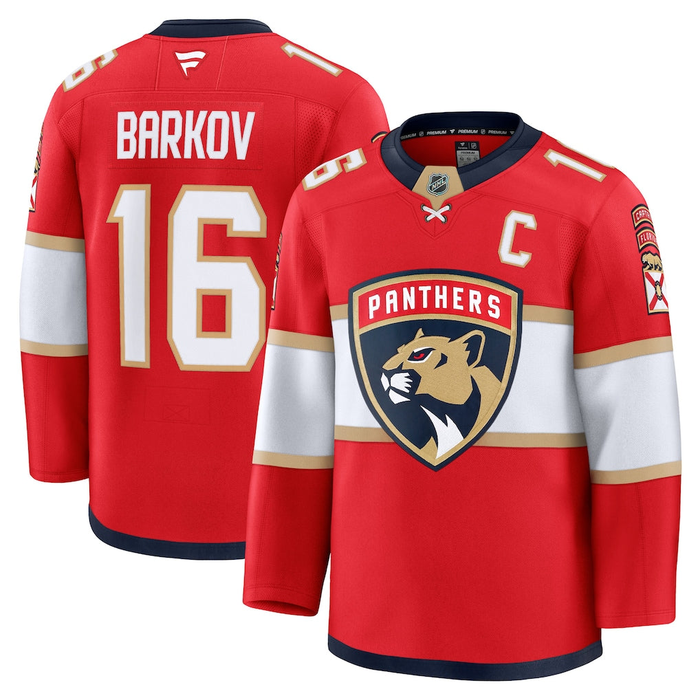 Aleksander Barkov Florida Panthers Home Premium Jersey - Red