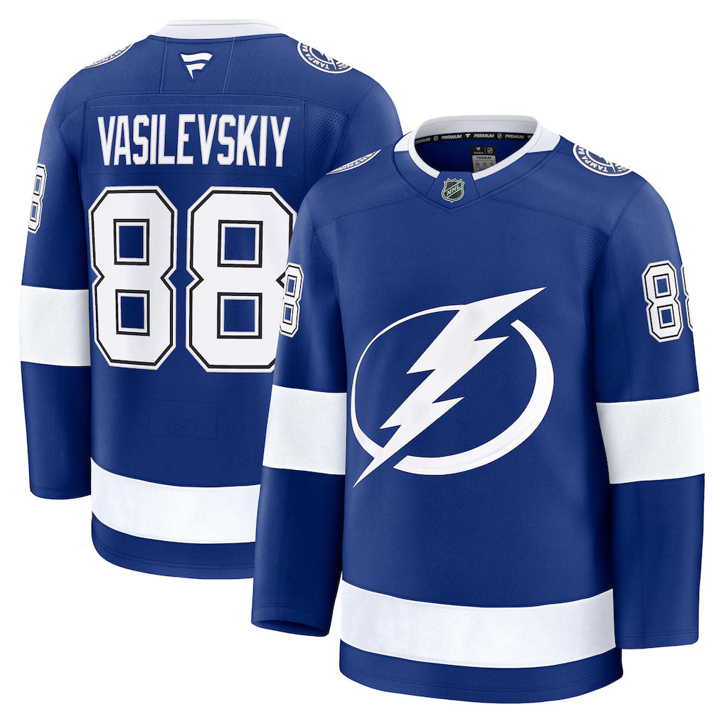 Andrei Vasilevskiy Tampa Bay Lightning Home Premium Jersey - Blue