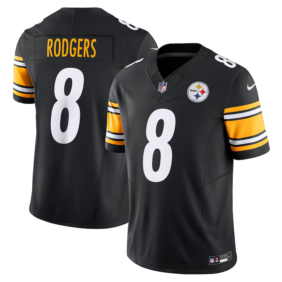 Aaron Rodgers Pittsburgh Steelers Jersey - Black