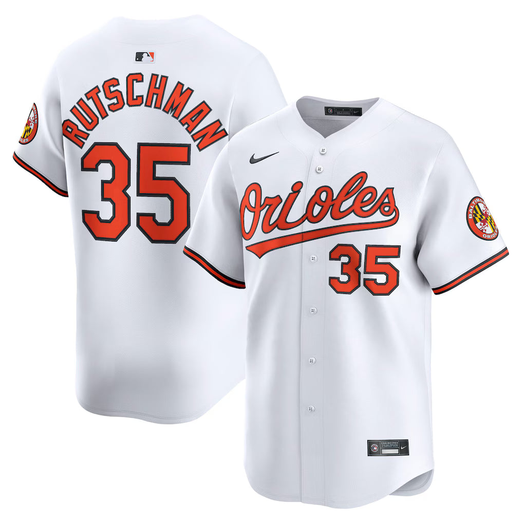 Adley Rutschman Baltimore Orioles Home Jersey - White