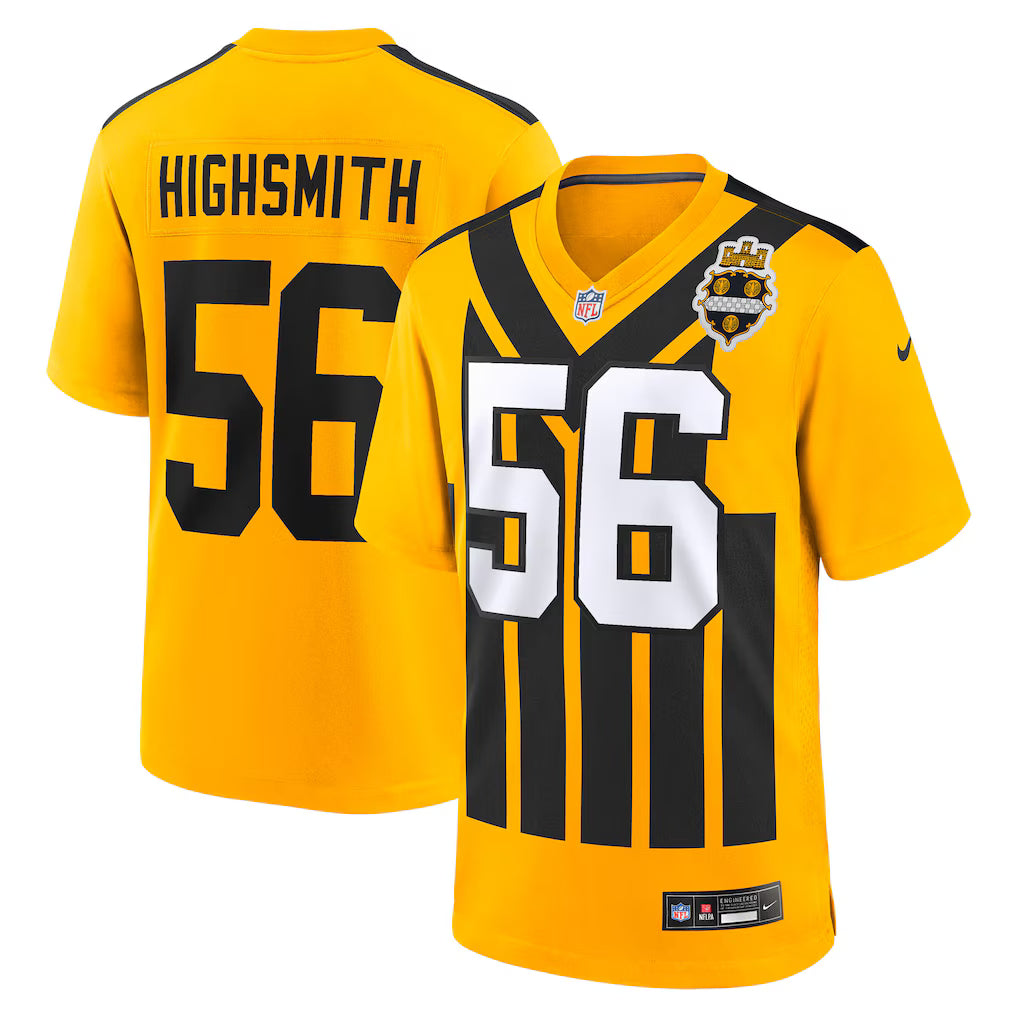 Alex Highsmith Pittsburgh Steelers Alternate 1933 Throwback Jersey - Gold