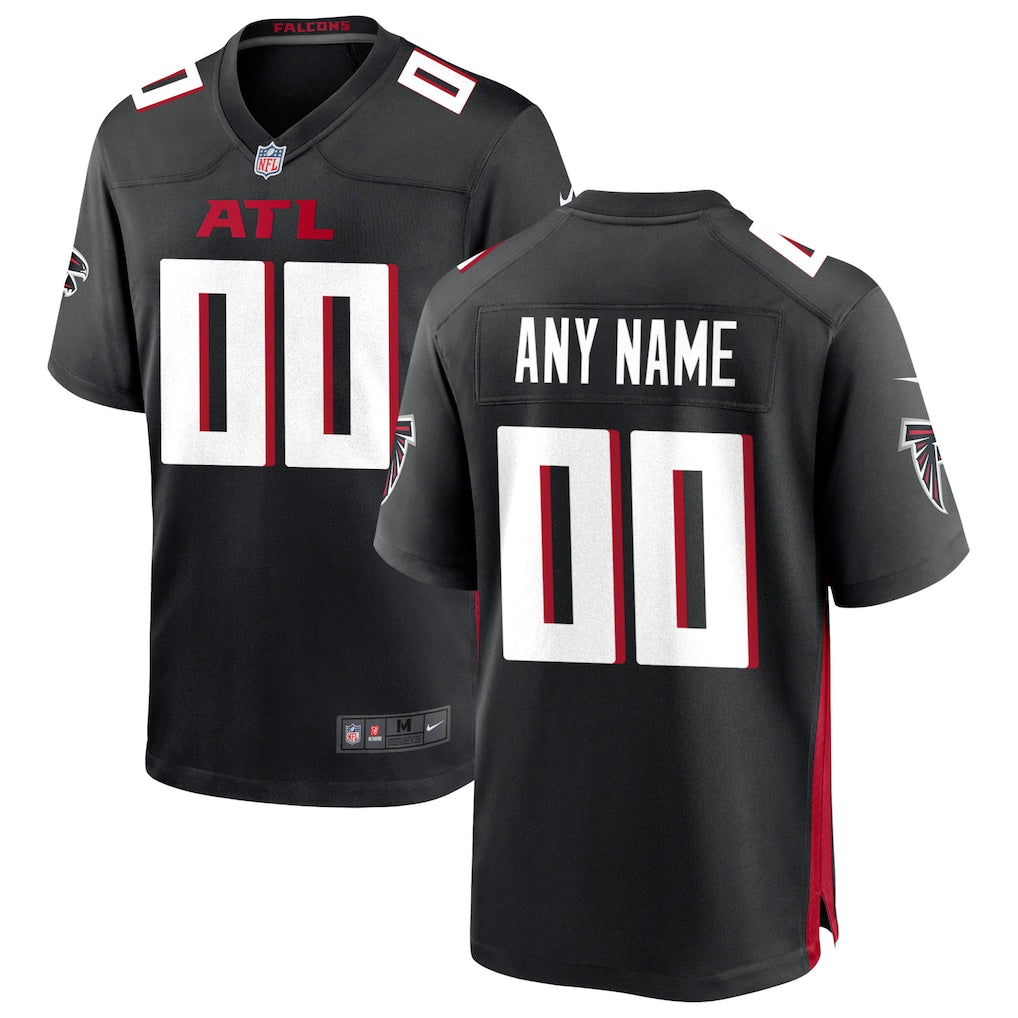 Custom Atlanta Falcons Jersey - Black
