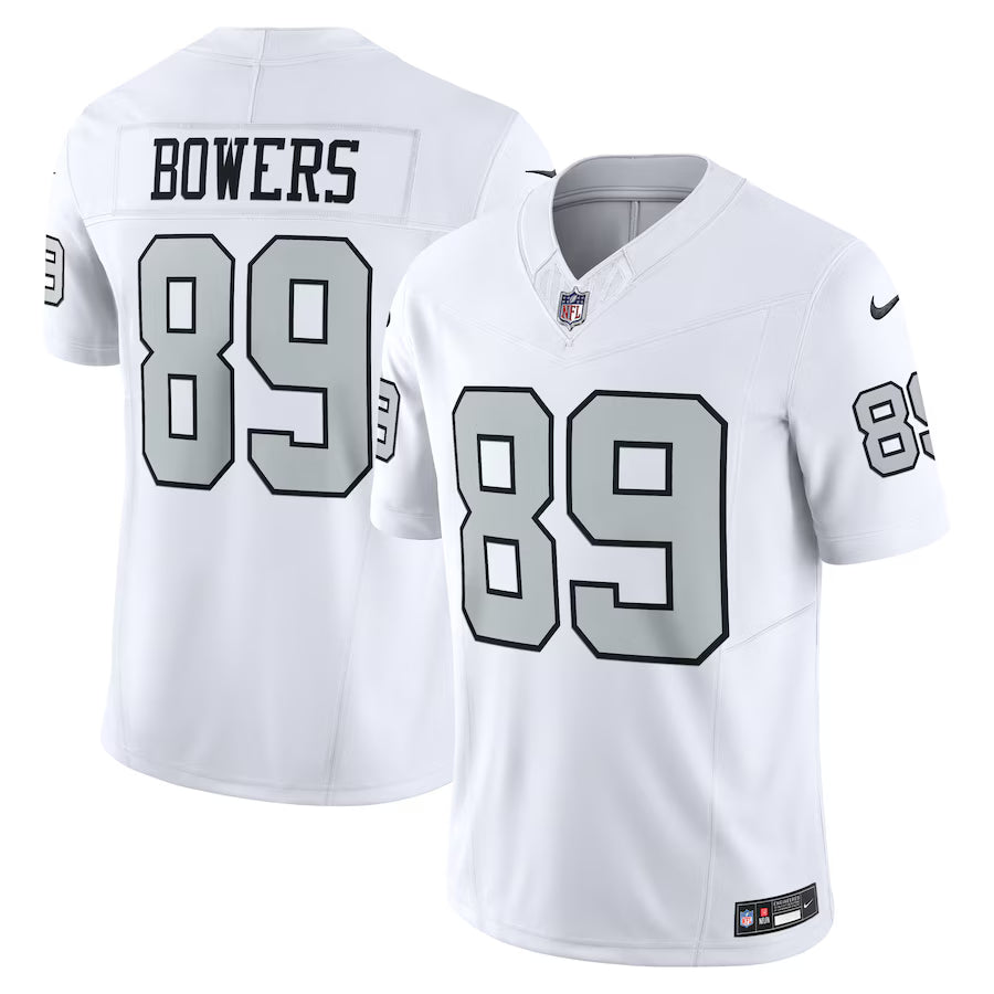 Brock Bowers Las Vegas Raiders Jersey - White