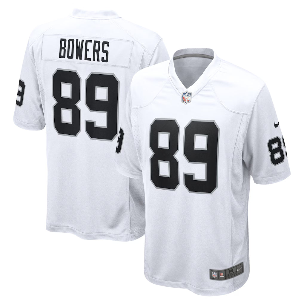 Brock Bowers Las Vegas Raiders Jersey - White