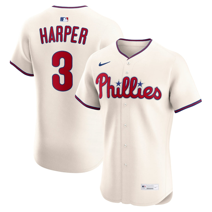 Bryce Harper Philadelphia Phillies Alternate 2 Jersey - Cream