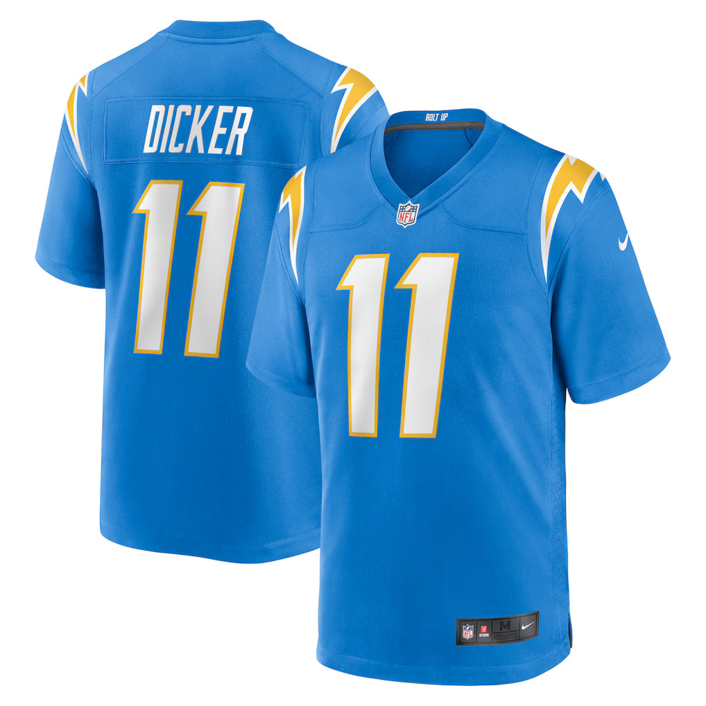 Cameron Dicker Los Angeles Chargers Jersey - Powder Blue
