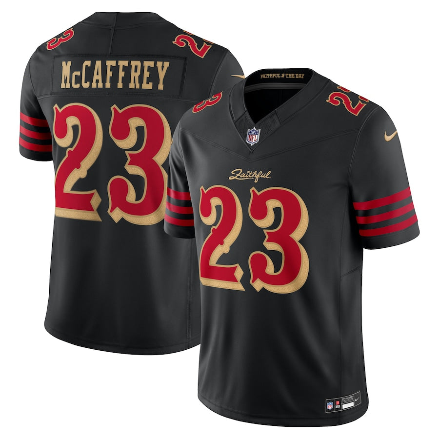Christian McCaffrey San Francisco 49ers 2025 Rivalries Collection Jersey - Black
