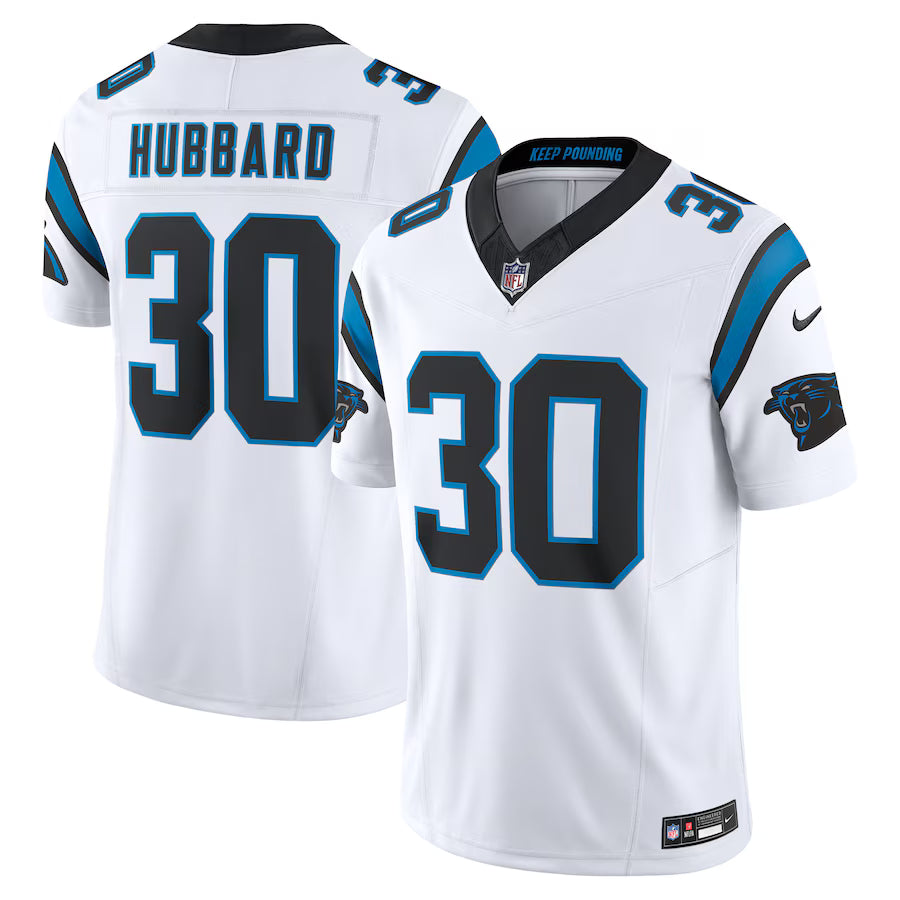 Chuba Hubbard Carolina Panthers Jersey - White