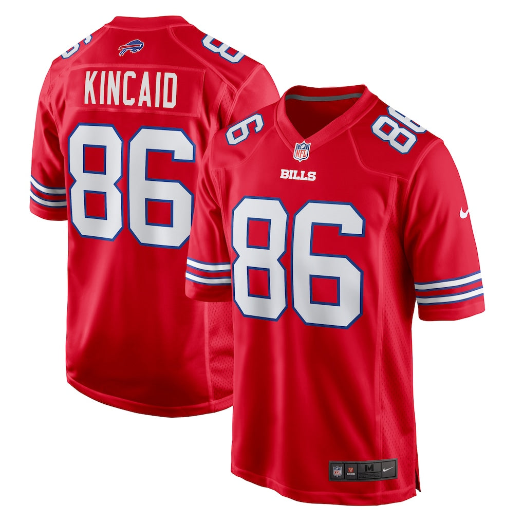 Dalton Kincaid Buffalo Bills Jersey - Red