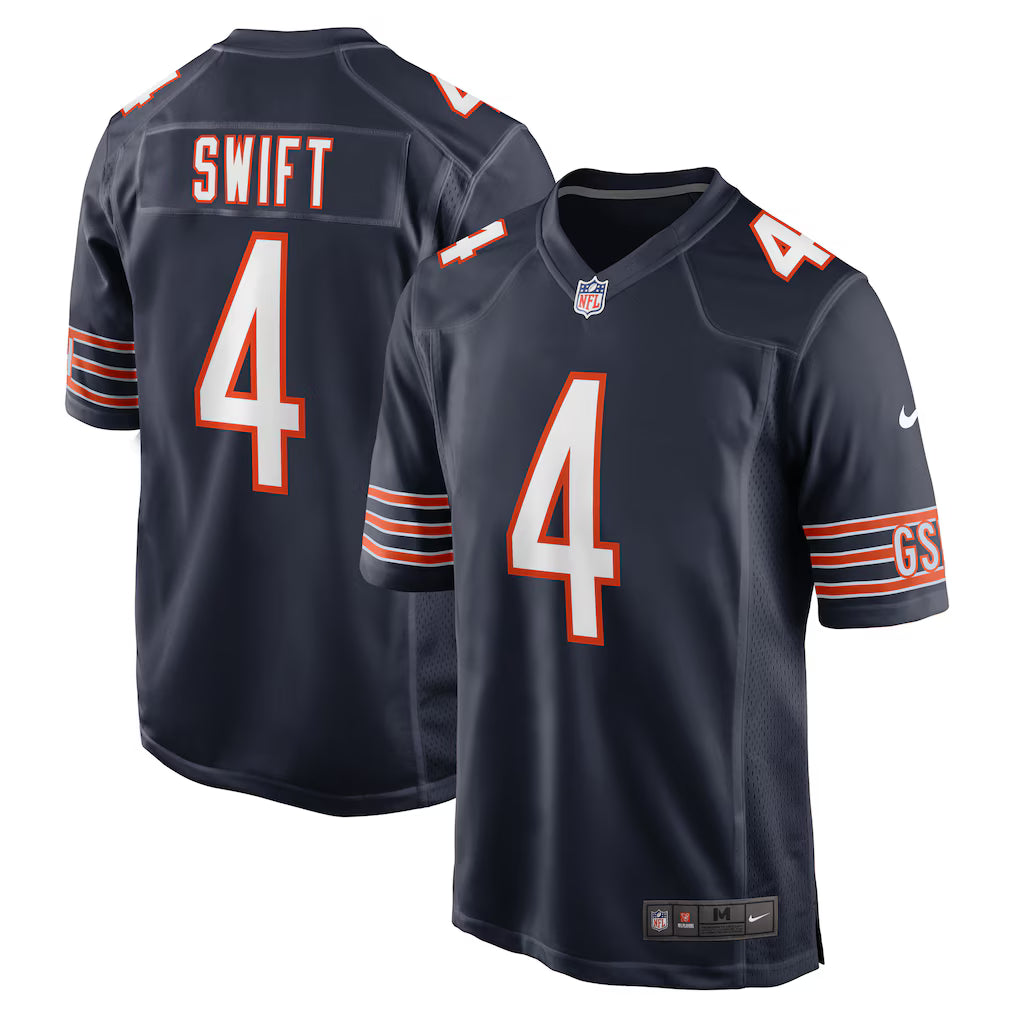 D'Andre Swift Chicago Bears Jersey - Navy