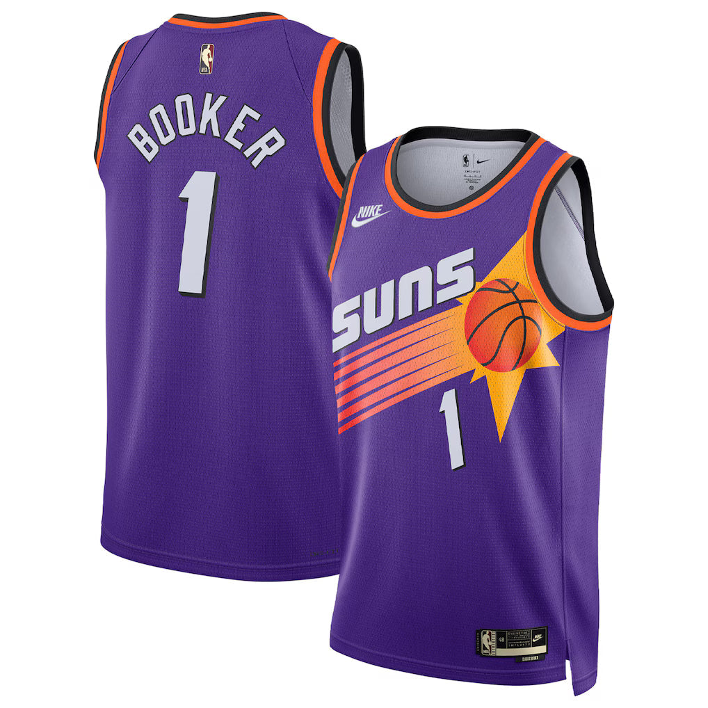 Devin Booker Phoenix Suns Swingman Jersey - Classic Edition - Purple