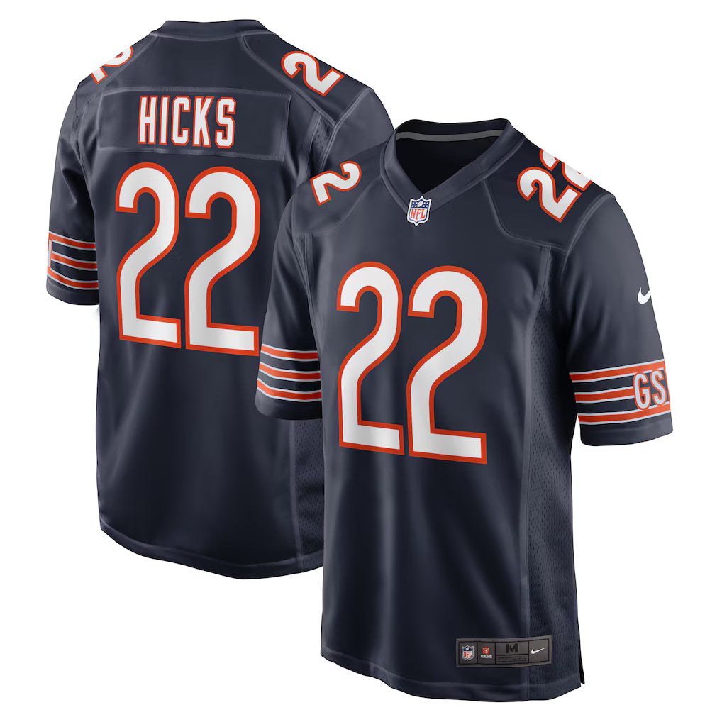 Elijah Hicks Chicago Bears Jersey - Navy