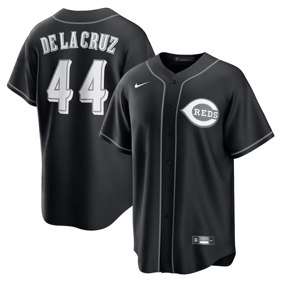 Elly De La Cruz Cincinnati Reds Jersey - Black
