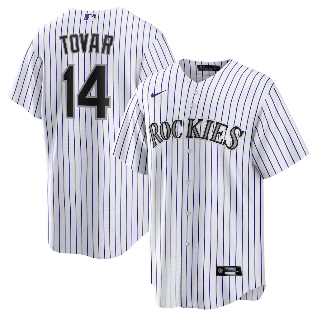 Ezequiel Tovar Colorado Rockies Home Jersey - White