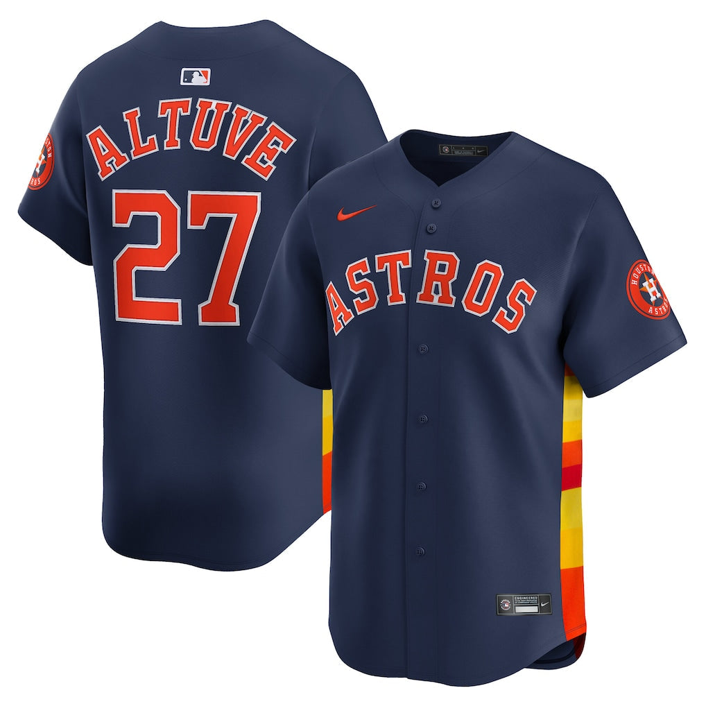 Jose Altuve Houston Astros Alternate Jersey - Navy