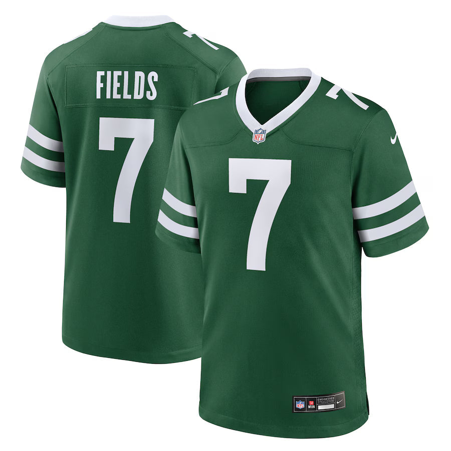 Justin Fields New York Jets Jersey - Legacy Green