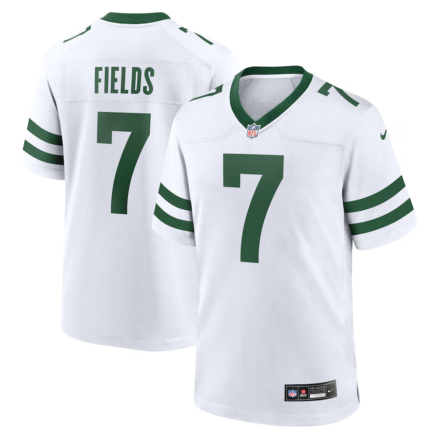 Justin Fields New York Jets Jersey - Legacy White