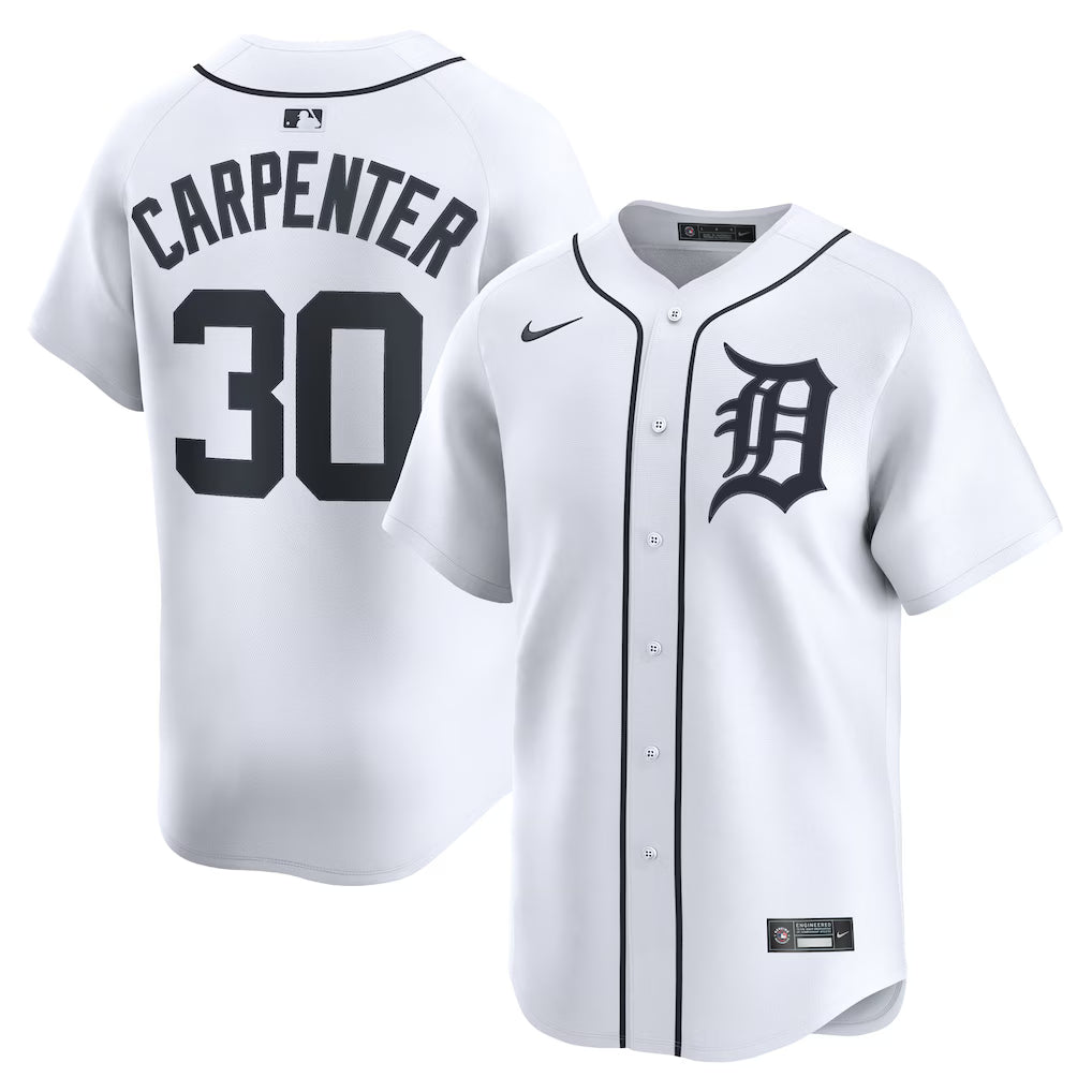 Kerry Carpenter Detroit Tigers Home Jersey - White