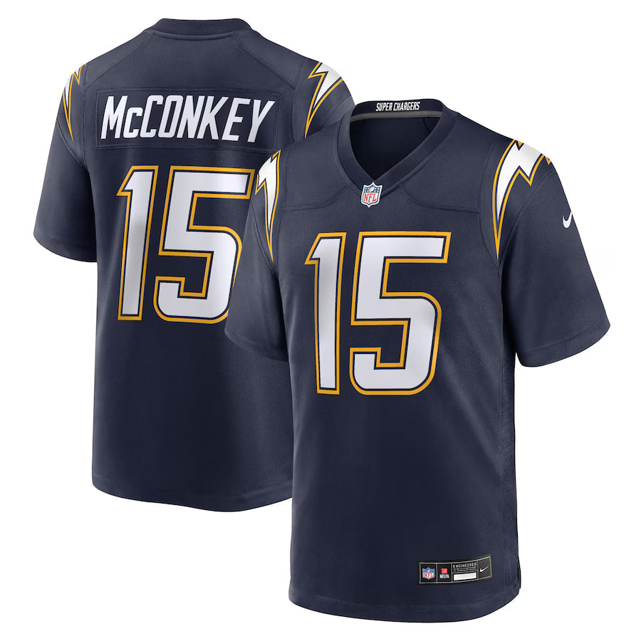 Ladd McConkey Los Angeles Chargers Alternate Super Chargers Jersey - Navy