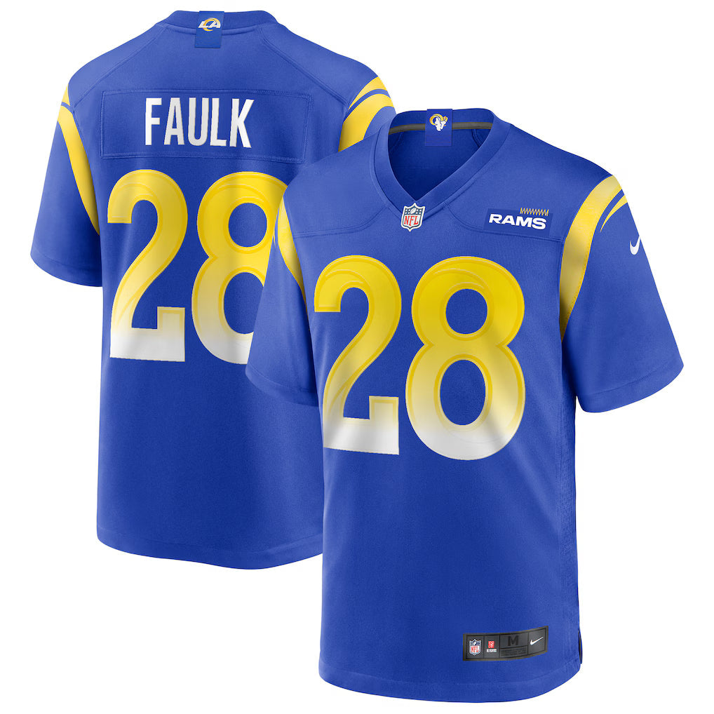 Marshall Faulk Los Angeles Rams Retired Player Jersey - Royal