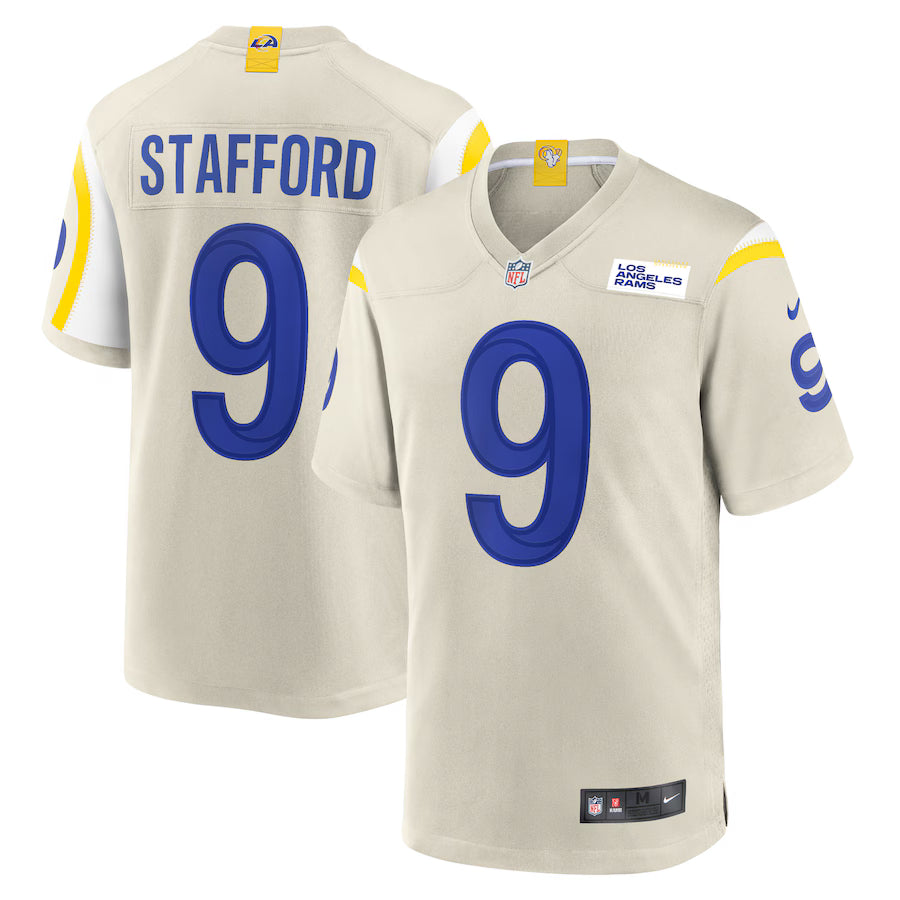 Matthew Stafford Los Angeles Rams Jersey - Bone