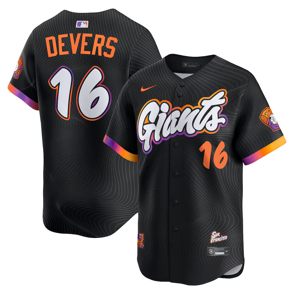 Rafael Devers San Francisco Giants City Connect Limited Jersey - Black